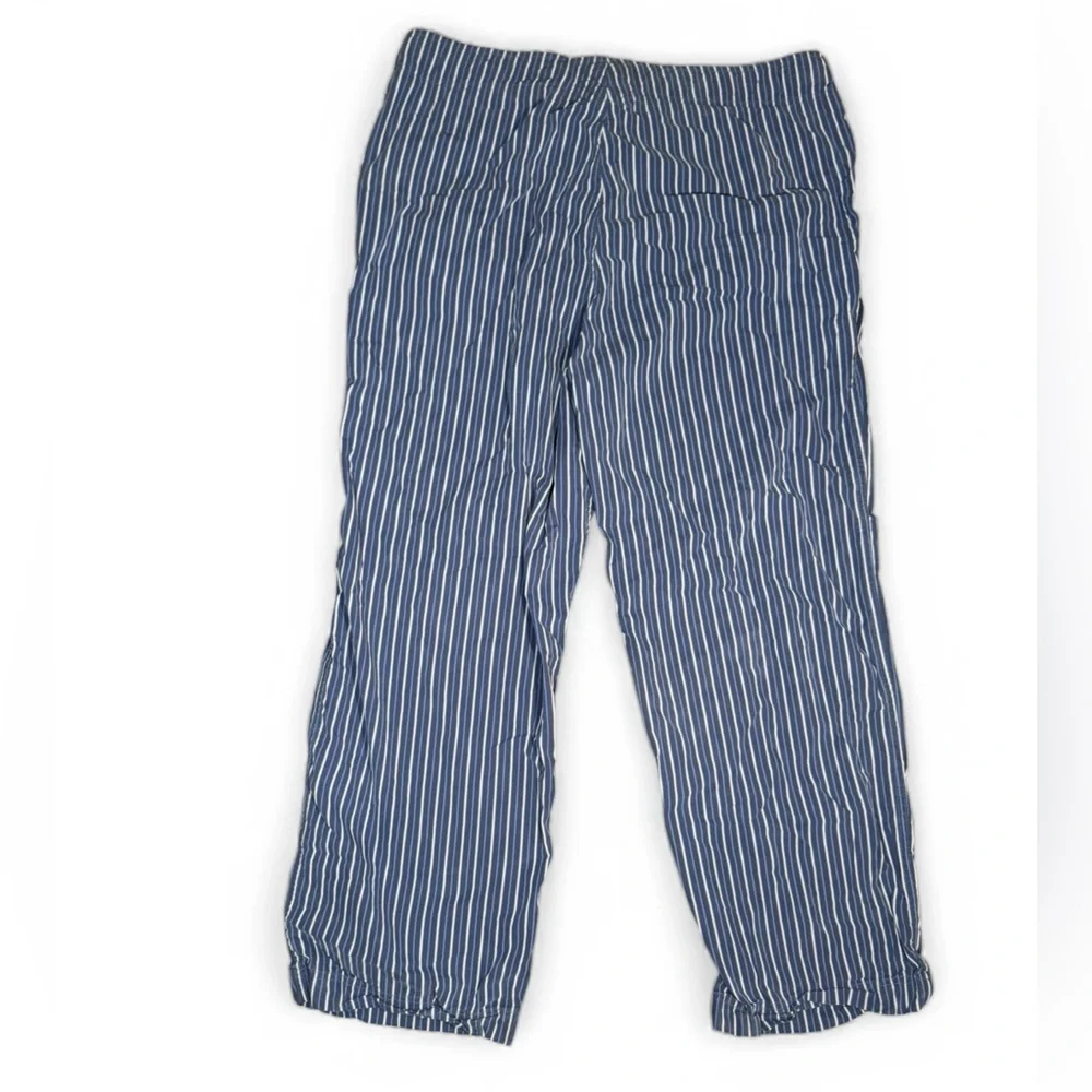 Vintage Y2K Abercrombie Heavy Weight Lounge/pajama Pants Navy Stripe